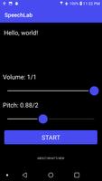 SpeechLab - A simple text-to-speech app capture d'écran 1