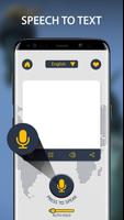 Speech to Text -Voice Typing app & Translator poster