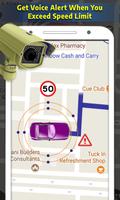 GPS Speed ​​Camera Detector como Radar Cartaz