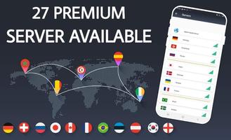 Paid VPN Pro for Android - Premium Proxy VPN App تصوير الشاشة 1