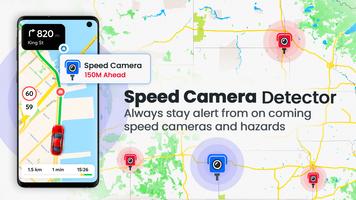 Speed Camera Detector - Live Speed Tracking App постер