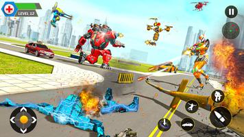 Bee Robot Car Transformation imagem de tela 1