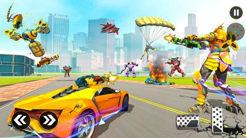 Bee Robot Car Transformation imagem de tela 3