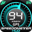 Tampilan Digital GPS Speedometer HUD
