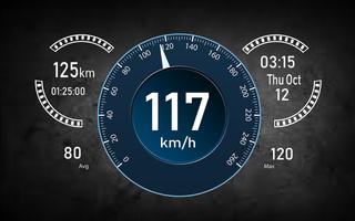 Speedometer HUD Speed Camera Detector & Find Maps ภาพหน้าจอ 1