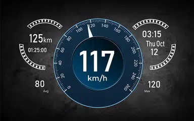 車速表HUD速度攝像頭探測器和查找地圖 APK 下載