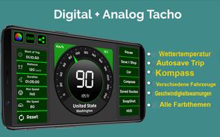 Tachometer & GPS Kilometerzähler - Route Planer Screenshot 3