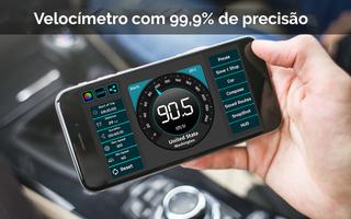 Velocímetro E GPS Odômetro - Rota Planejador Cartaz