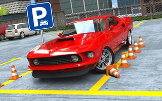 auto parking défi Jeux Affiche