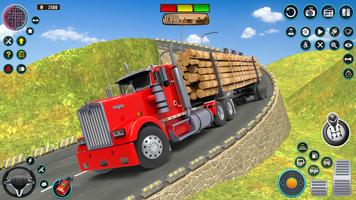 Cargo Truck Simulator Games 3d Affiche