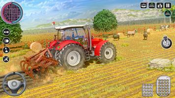 City Farming Simulator Game 3d پوسٹر