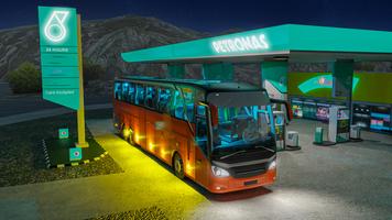 City Coach Bus Parking Games Affiche