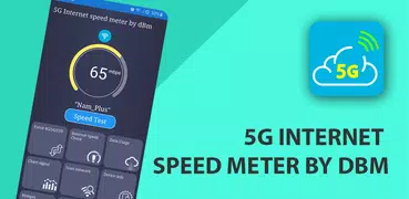 5G internet speed meter by dBm