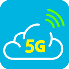 5G عداد سرعة الإنترنت ديسيبل أيقونة