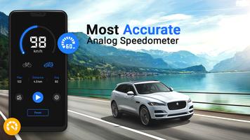 GPS Speedometer : Sound meter & Speed Tracking App पोस्टर