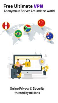 Best Ultimate VPN - Fastest & Secure Unlimited VPN poster