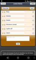 Checklist Lite اسکرین شاٹ 3