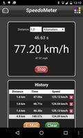 SpeedoMeter Lite captura de pantalla 1