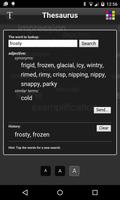 Thesaurus capture d'écran 1