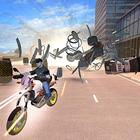 giant destruction motorcycle crash game ไอคอน