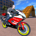Simulateur de moto 3D - évasion de la police icône