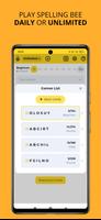 Spelling Bee - Unlimited Game تصوير الشاشة 1