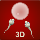 Sperm journey 3D آئیکن