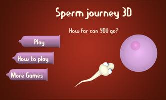 Sperm journey 3D poster