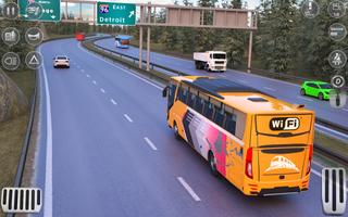 American Bus Game Driving Sim capture d'écran 1