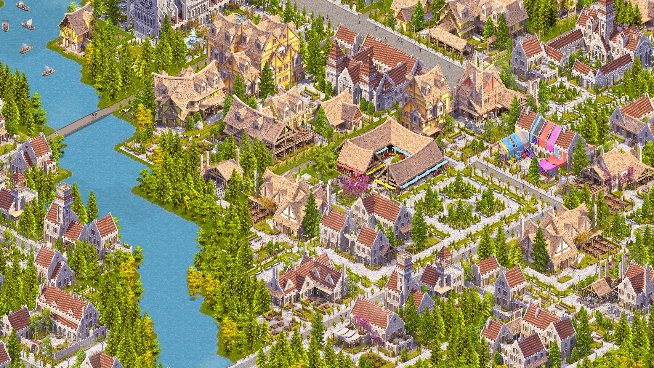 Sister towns. Город simattle v2 (большой мир) by simderellie. Delicious Lakeside Town.