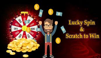 Spin To Win - Lucky Spin & Scratch To Win Diamonds Affiche