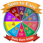 Spin To Win: 100 $ Par Jour icône