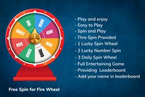 Fire Spin Wheel - Spinner Game Affiche