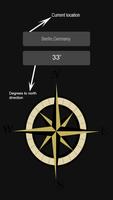 Compass: boussole android Affiche
