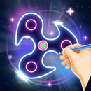 Glow Finger Spinner Art App APK