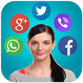 Talking Notification Girl icon