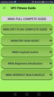 UFC Workout Fitness Guide Poster