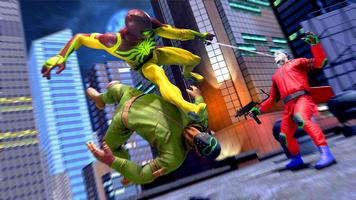 Spider 3D Fighting Rope Game Affiche