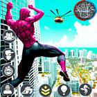 Flying Spider Rope Hero 3D icône
