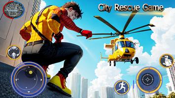 Flying Spider Rope Hero 3D Ekran Görüntüsü 3