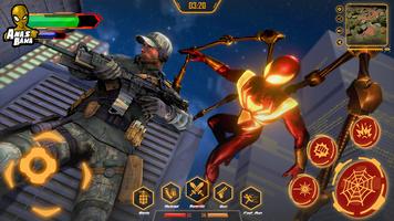 Iron Super Hero - Spider Games تصوير الشاشة 1