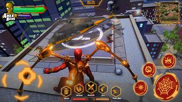 Iron Super Hero - Spider Games تصوير الشاشة 2