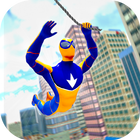Spider Hero Gangster Game - Crime City Rope Hero آئیکن