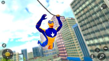 Spider Hero Gangster Game - Crime City Rope Hero imagem de tela 1