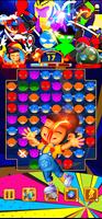 Stick Super Hero Match 3 poster
