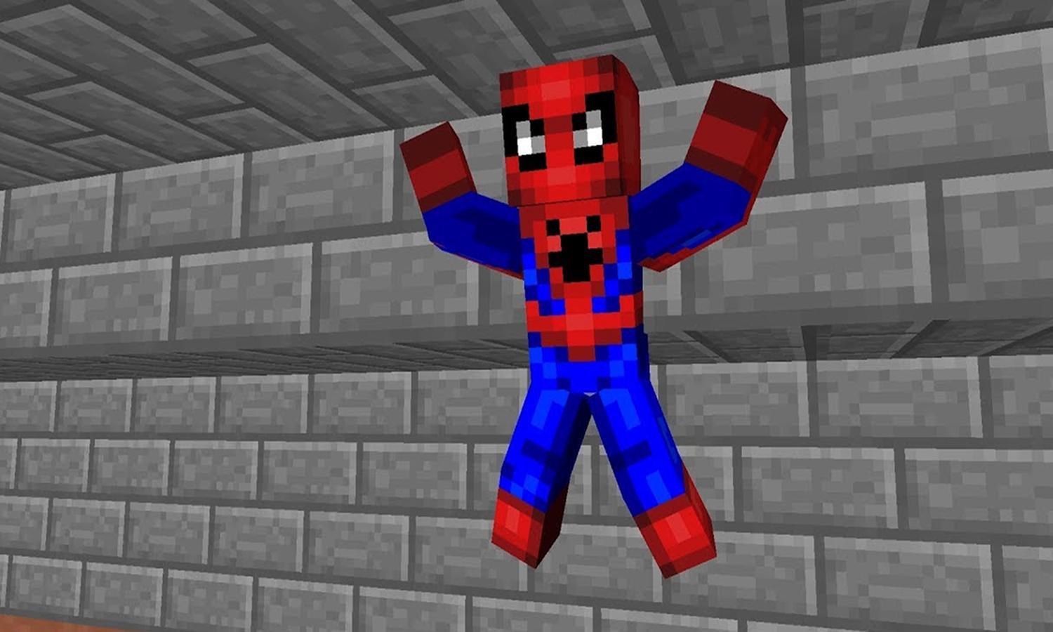 Mod Spider Hero Man MCPE Ekran Görüntüsü 1.