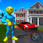 Spider Stickman Rope Hero Open World City Gangster أيقونة