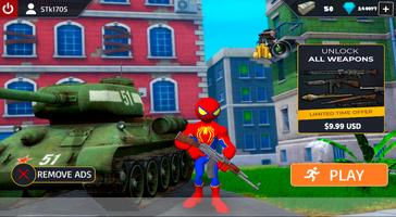 Amazing-Spider StickMan Rope Hero 2 Gangster Vegas poster