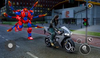 Spider War Robot Car Transform capture d'écran 3