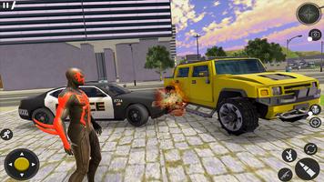 Spider Rope Hero Gangster: Crime City Simulator 3D 海報